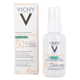 Vichy Capital Soleil UV Clear Anti-Imperfections Fluid SPF50 40 ml Temizleyici