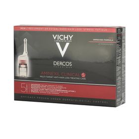 Vichy Dercos Aminexil 5 Etkili Bakım 21x6 ml Erkekler İçin Saç Dökülmesine Karşı