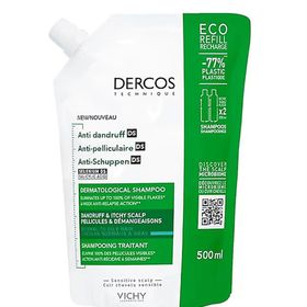 Vichy Dercos Anti Dandruff 500 ml Normal ve Yağlı Saçlar Kepek Karşıtı Yeniden Dolum Paketi Şampuan
