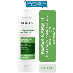 Vichy Dercos Anti Pel Anti Ir Kepeğe Karşı Etkili 200 ml Şampuan