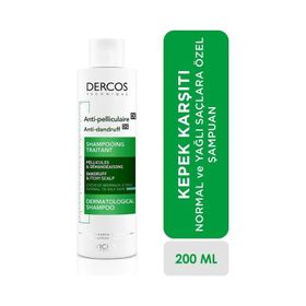 Vichy Dercos Anti-Pelliculaire 200 ml Normal Ve Yağlı Saçlar İçin Şampuan