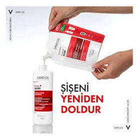 Vichy Dercos Energising Refill 390 ml Saç Dökülmesine Karşı Şampuan