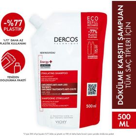 Vichy Dercos Energising Saç Dökülmesine Karşı 500 ml Refill Şampuan