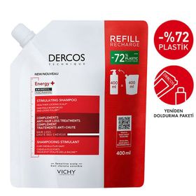 Vichy Dercos Energising Saç Dökülmesine Karşı Refill 400 ml Şampuan