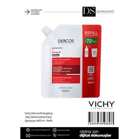 Vichy Dercos Energising Saç Dökülmesine Karşı Refill 400 ml Şampuan