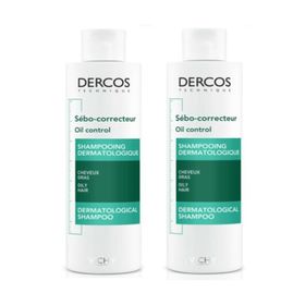 Vichy Dercos Oil Control Aşırı Yağlanmaya Karşı Etkili 2x200 ml Şampuanı