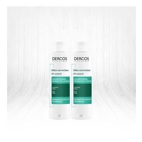 Vichy Dercos Oil Control Aşırı Yağlanmaya Karşı Etkili 2x200 ml Şampuanı