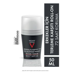 Vichy Homme 50 ml Erkekler İçin Terleme Karşıtı Roll-On Deodorant