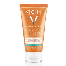 Vichy Ideal Soleil 50 ml Spf50+ Karma ve Yağlı Ciltler için Renkli Güneş Yüz Kremi