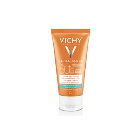 Vichy Koyu Lekeler Kırışıklık Görünümünü Azaltıcı Pürüzsüzleştirici SPF50+ 50 ml Velvety Güneş Kremi