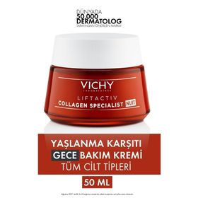 Vichy Liftactiv Collagen Specialist Anti-Aging 50 ml Gece Kremi