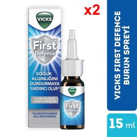 Vicks 15 ml 2 Adet First Defence Burun Spreyi