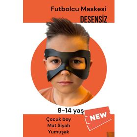 Victor Osimhen 10-65 Yaş için Siyah Yetişkin Spor Maskesi