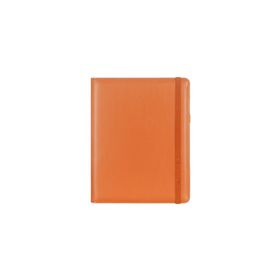 Victoria's Journals Notepad Folio 14.8x21 cm Vegan Turuncu Noktalı Deri Notluk