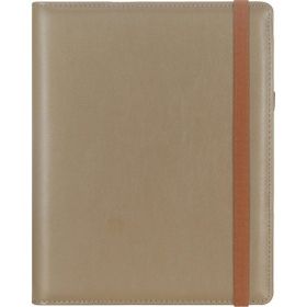 Victoria's Journals Notepad Folio 14.8x21 cm Vegan Zeytin Noktalı Deri Notluk