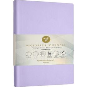 Victoria's Journals Smyth 15x21 cm Pastel Mor Noktalı Defter