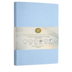 Victoria's Journals Smyth Esnek Kapak Mavi 14x20 cm 100 gr Noktalı Planlayıcı Defter