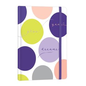 Victoria's Journals Venzi Art Sert Kapak Vegan Deri 192 Sayfa A5 80 gr Noktalı Defter