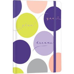 Victoria's Journals Venzi Art Sert Kapak Vegan Deri 192 Sayfa A5 80 gr Noktalı Defter