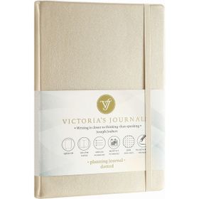 Victoria's Journals Venzi Classic 14x20 cm Gümüş Noktalı Defter