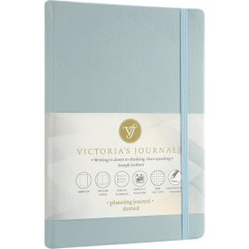 Victoria's Journals Venzi Classic 14x20 cm Pastel Mavi Noktalı Defter