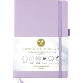 Victoria's Journals Venzi Classic 14x20 cm Pastel Mor Noktalı Defter