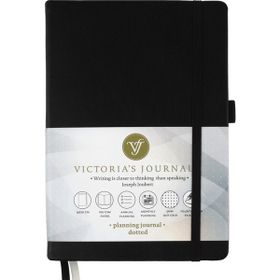 Victoria's Journals Venzi Classic 14x20 cm Siyah Noktalı Defter