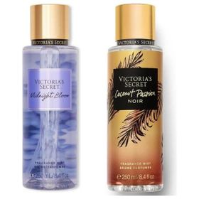 Victoria's Secret Midnight Bloom-Coconut Passion Noir Vücut Spreyi İkili Set