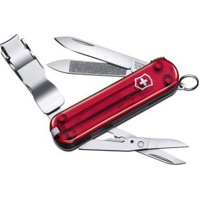 Victorinox 0.6463.T Kırmızı Şeffaf Tırnak Makaslı Çakı