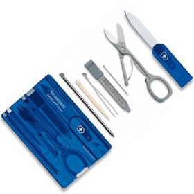 Victorinox 0.7122.T2 Şeffaf Mavi Swiss Card