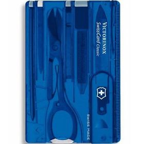 Victorinox 0.7122.T2 Şeffaf Mavi Swiss Card