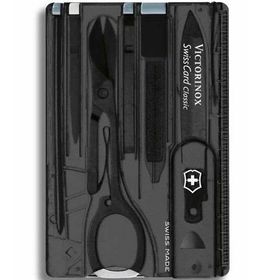Victorinox 0.7133.T3 Şeffaf Siyah Swiss Card