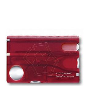 Victorinox 0.7240.T Şeffaf Kırmızı Swiss Card