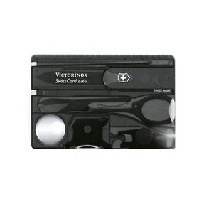 Victorinox 0.7333.T3 Lite Şeffaf Siyah Swiss Card