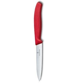 Victorinox 10 cm Sivri Ağızlı Kırmızı Soyma Bıçağı