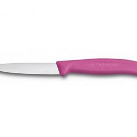 Victorinox 10 cm Sivri Ağızlı Pembe Soyma Bıçağı