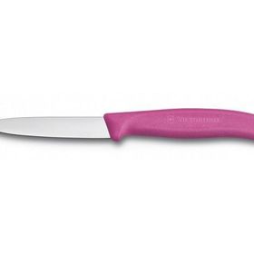 Victorinox 10 cm Sivri Ağızlı Pembe Soyma Bıçağı