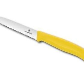 Victorinox 10 cm Testere ve Sivri Ağızlı Sarı Soyma Bıçağı