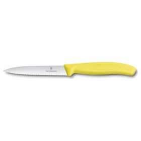 Victorinox 10 cm Testere ve Sivri Ağızlı Sarı Soyma Bıçağı