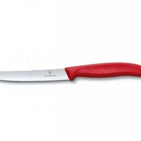 Victorinox 11 cm Testere Ağızlı Kırmızı Domates Bıçağı