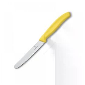 Victorinox 11 cm Testere Ağızlı Sarı Domates Bıçağı