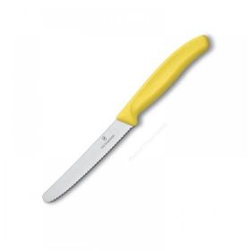 Victorinox 11 cm Testere Ağızlı Sarı Domates Bıçağı