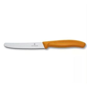 Victorinox 11 cm Testere Ağızlı Turuncu Domates Bıçağı