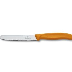 Victorinox 11 cm Testere Ağızlı Turuncu Domates Bıçağı