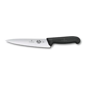 Victorinox 5.2033.19B 19 cm Siyah Tırtıklı Dilimleme Bıçağı, Blisterli Paket