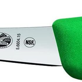 Victorinox 5.6604.15 15 CM Yeşil Kavisli Dar Ağızlı Sıyırma Bıçağı