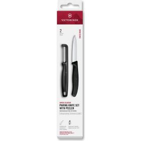 Victorinox 6.7113.21 Siyah Swiss Classic 2'li Bıçak ve Soyacak Set