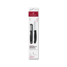 Victorinox 6.7113.21 Siyah Swiss Classic 2'li Bıçak ve Soyacak Set