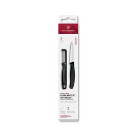 Victorinox 6.7113.21 Siyah Swiss Classic 2'li Bıçak ve Soyacak Set