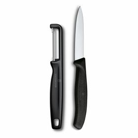 Victorinox 6.7113.21 Siyah Swiss Classic 2'li Bıçak ve Soyacak Set
